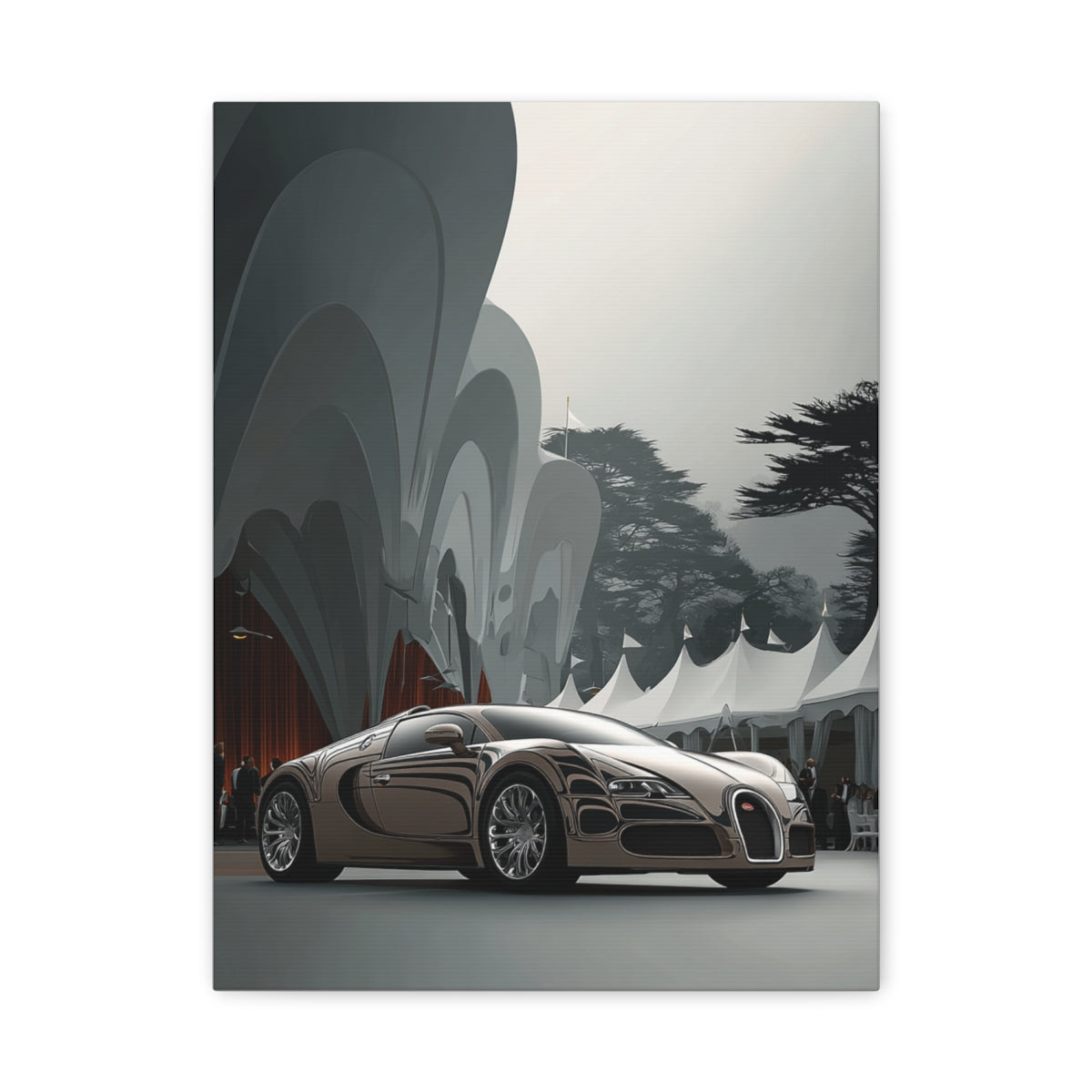 Iconic Sports Car Gallery Canvas