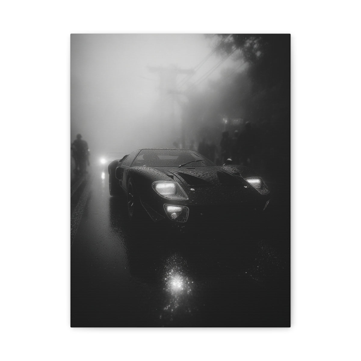 Iconic Sports Car Gallery Canvas