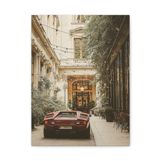 Iconic Sports Car Gallery Canvas