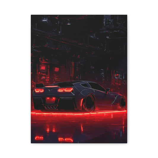Iconic Sports Car Gallery Canvas