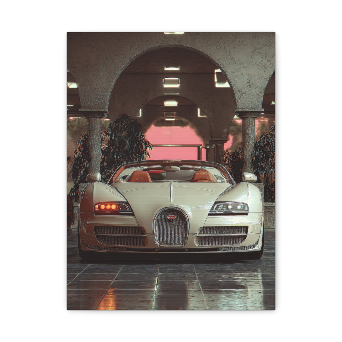 Iconic Sports Car Gallery Canvas