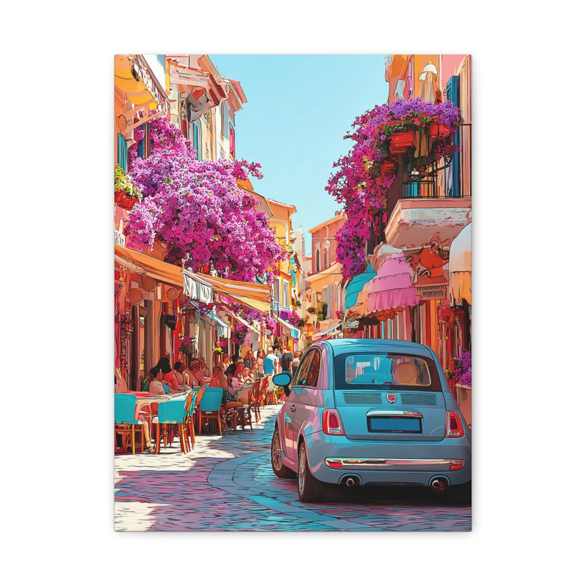 Iconic Sports Car Gallery Canvas