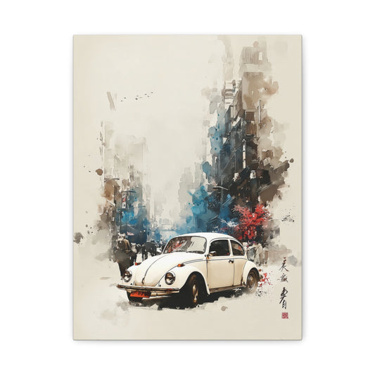 Iconic Sports Car Gallery Canvas