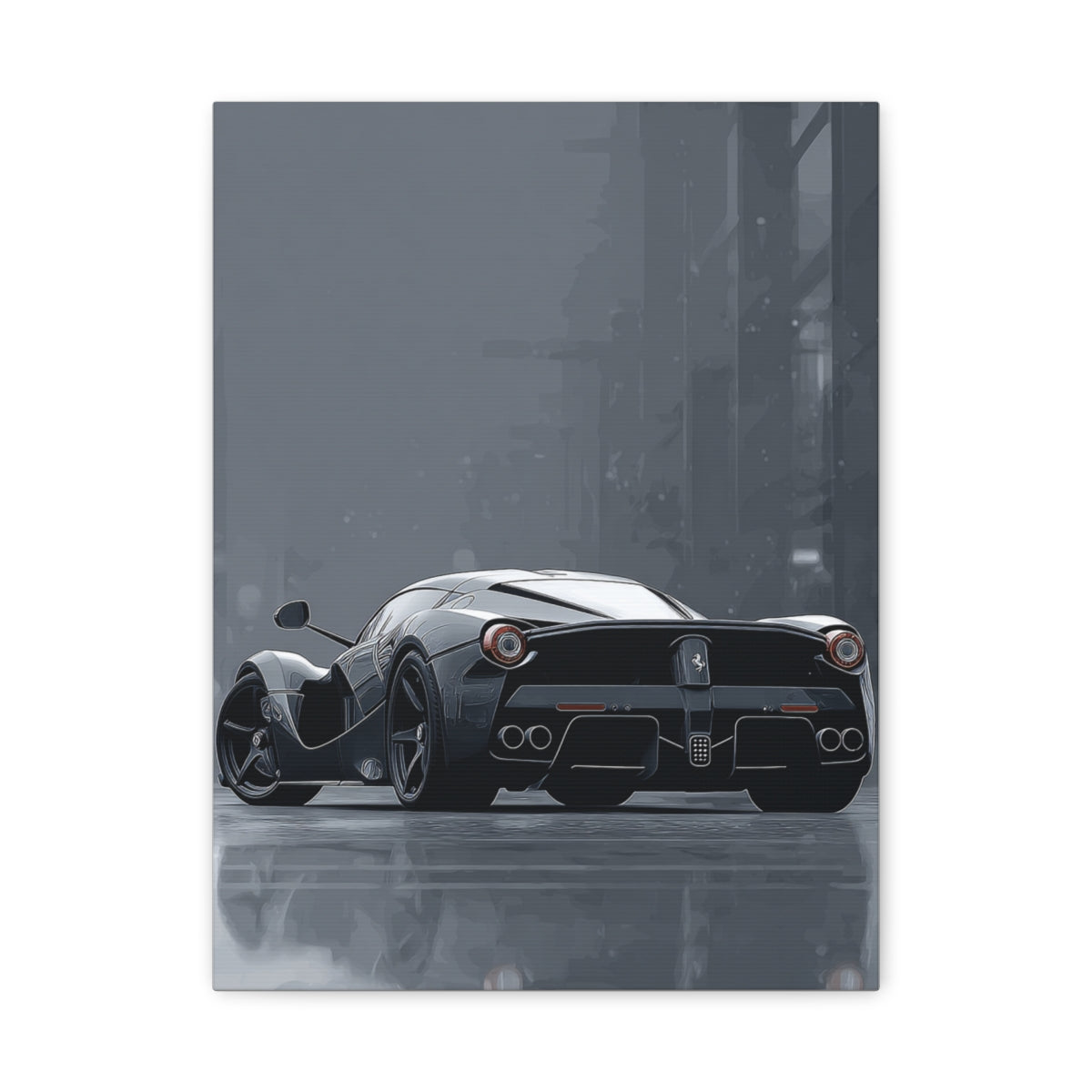 Iconic Sports Car Gallery Canvas