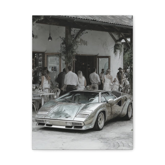 Iconic Sports Car Gallery Canvas