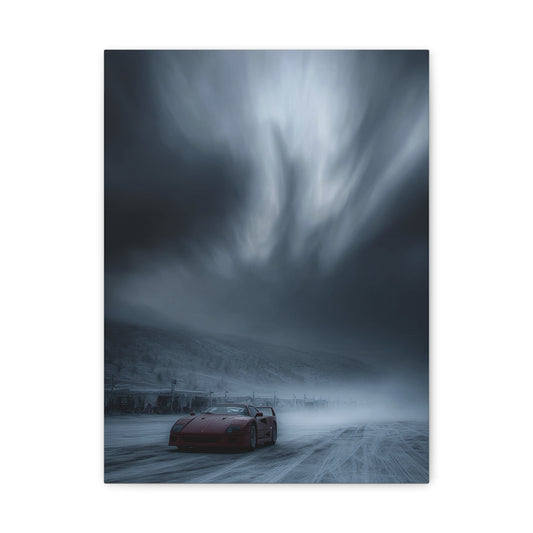 Iconic Sports Car Gallery Canvas