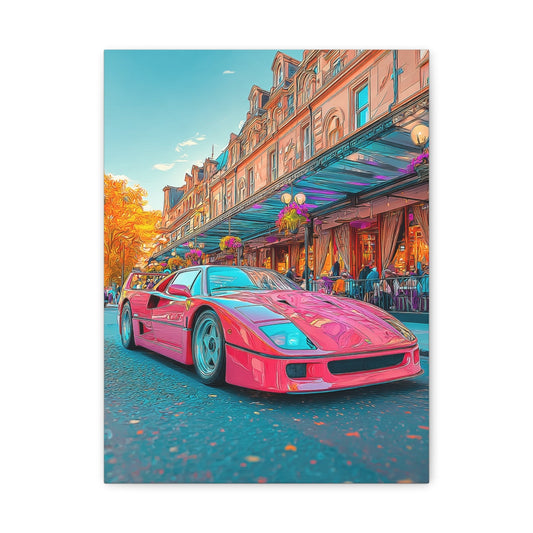 Iconic Sports Car Gallery Canvas