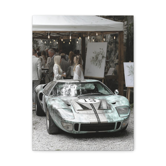 Iconic Sports Car Gallery Canvas