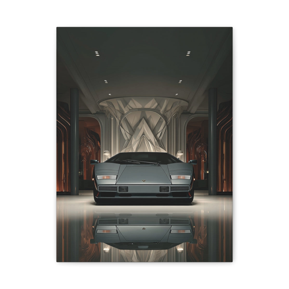 Iconic Sports Car Gallery Canvas