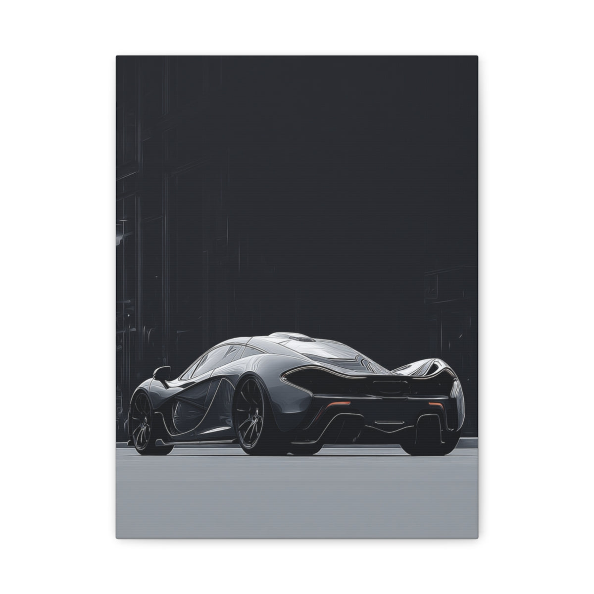 Iconic Sports Car Gallery Canvas