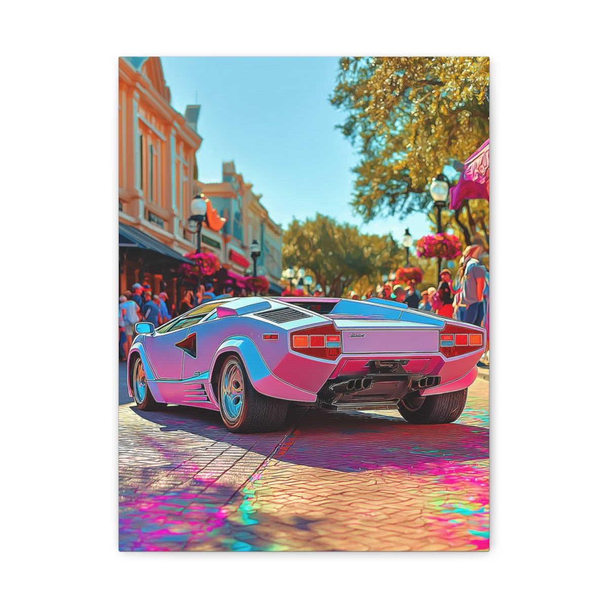 Iconic Sports Car Gallery Canvas