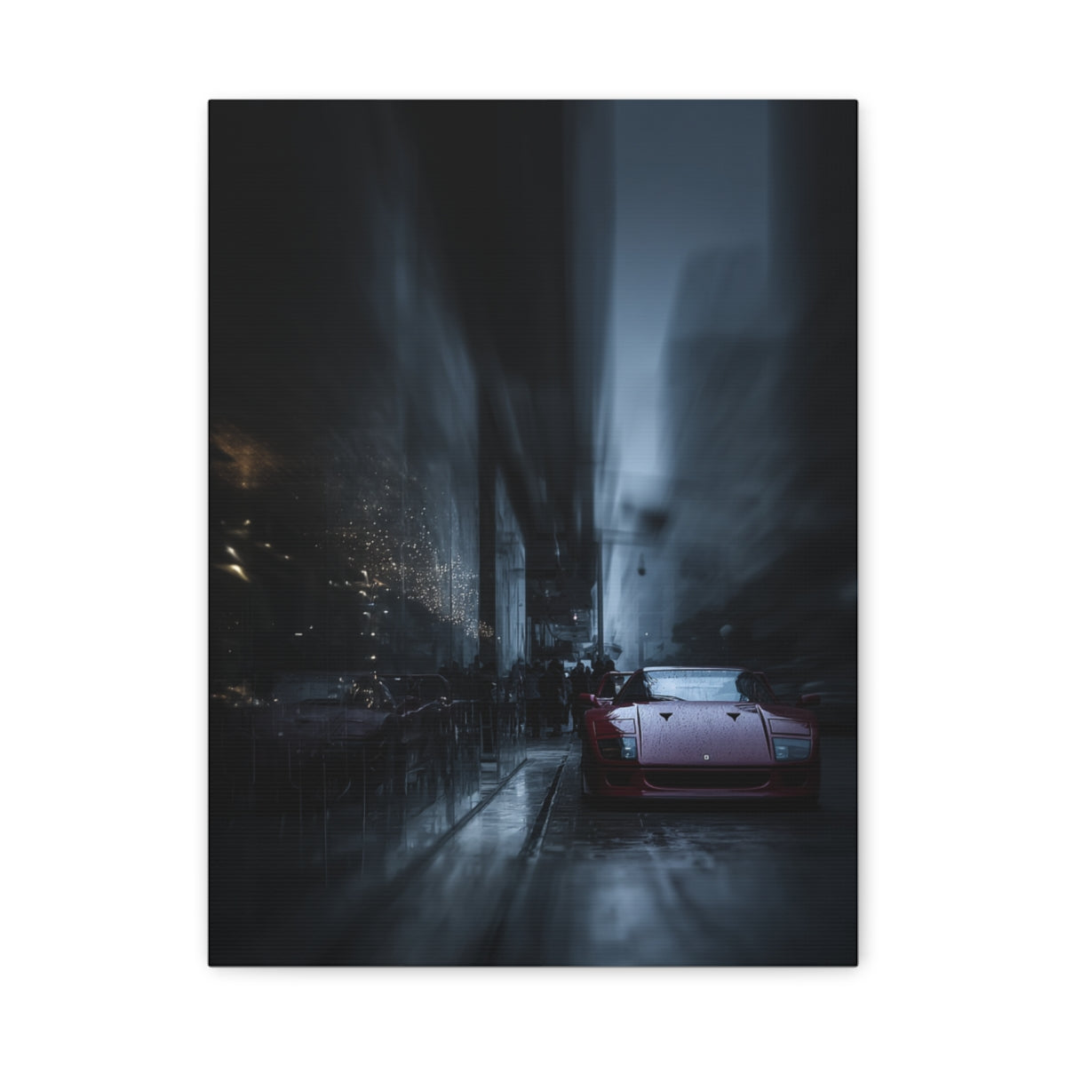 Iconic Sports Car Gallery Canvas