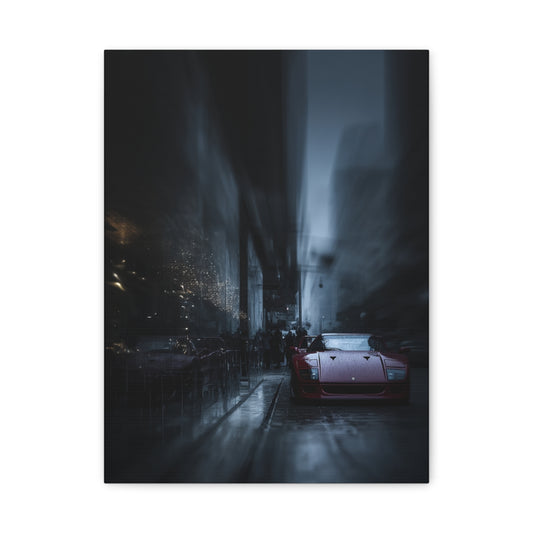 Iconic Sports Car Gallery Canvas
