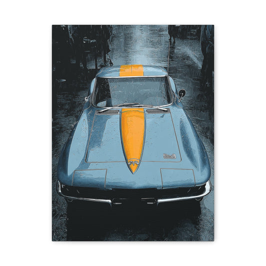 Iconic Sports Car Gallery Canvas