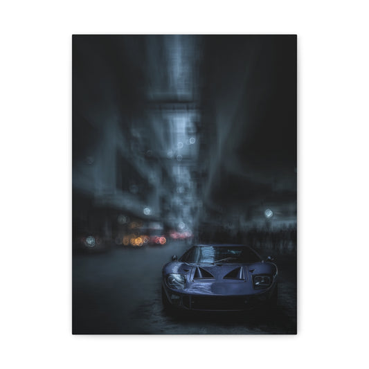 Iconic Sports Car Gallery Canvas
