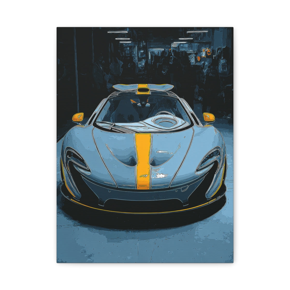 Iconic Sports Car Gallery Canvas