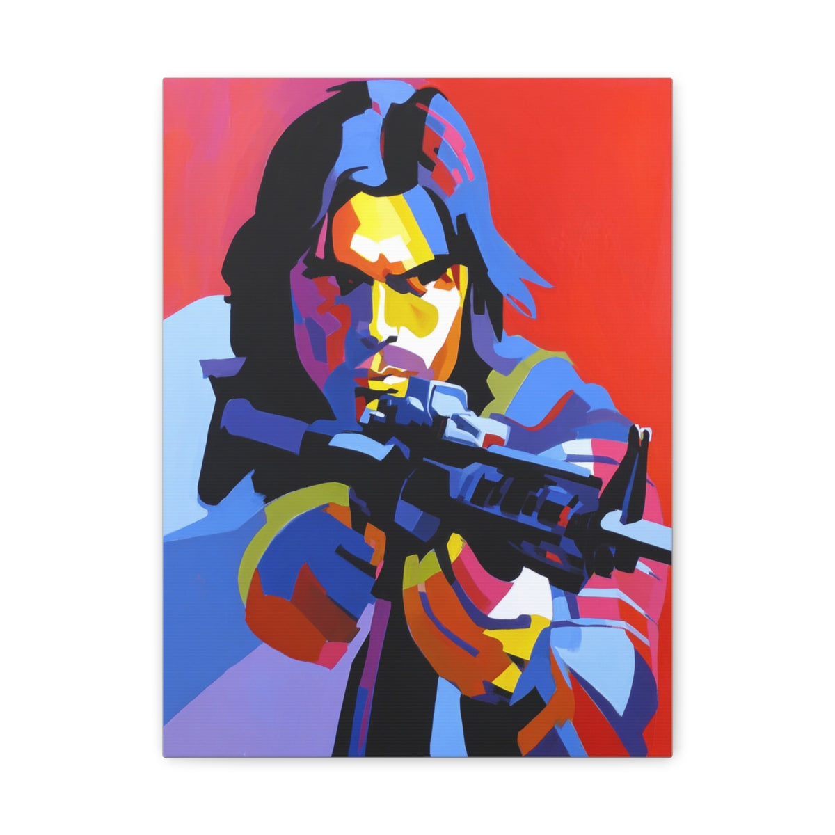 Hero-Verse Canvas Art - Bold Comic-Inspired Wall Print