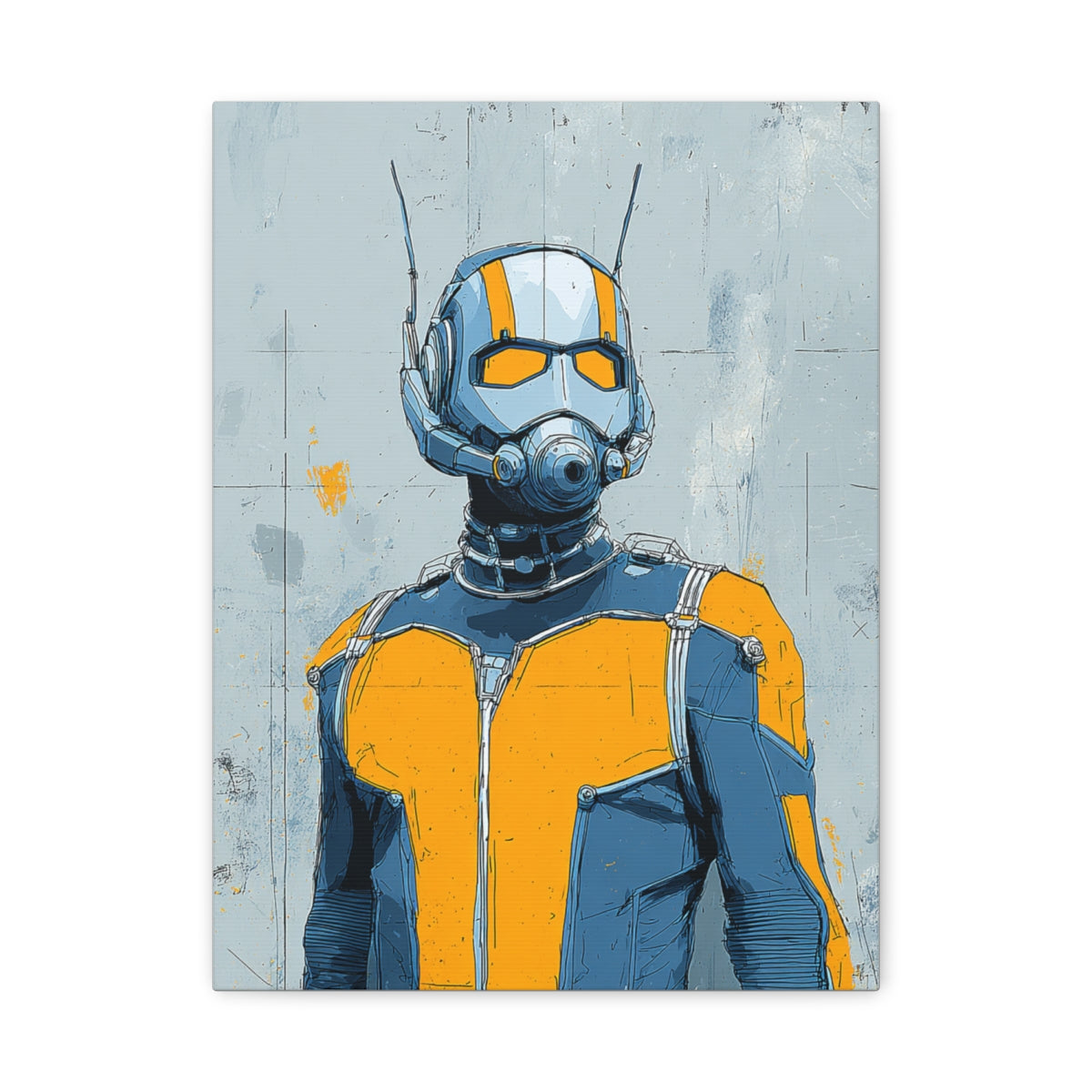 Hero-Verse Canvas Art - Bold Comic-Inspired Wall Print