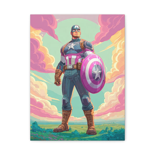 Hero-Verse Canvas Art - Bold Comic-Inspired Wall Print