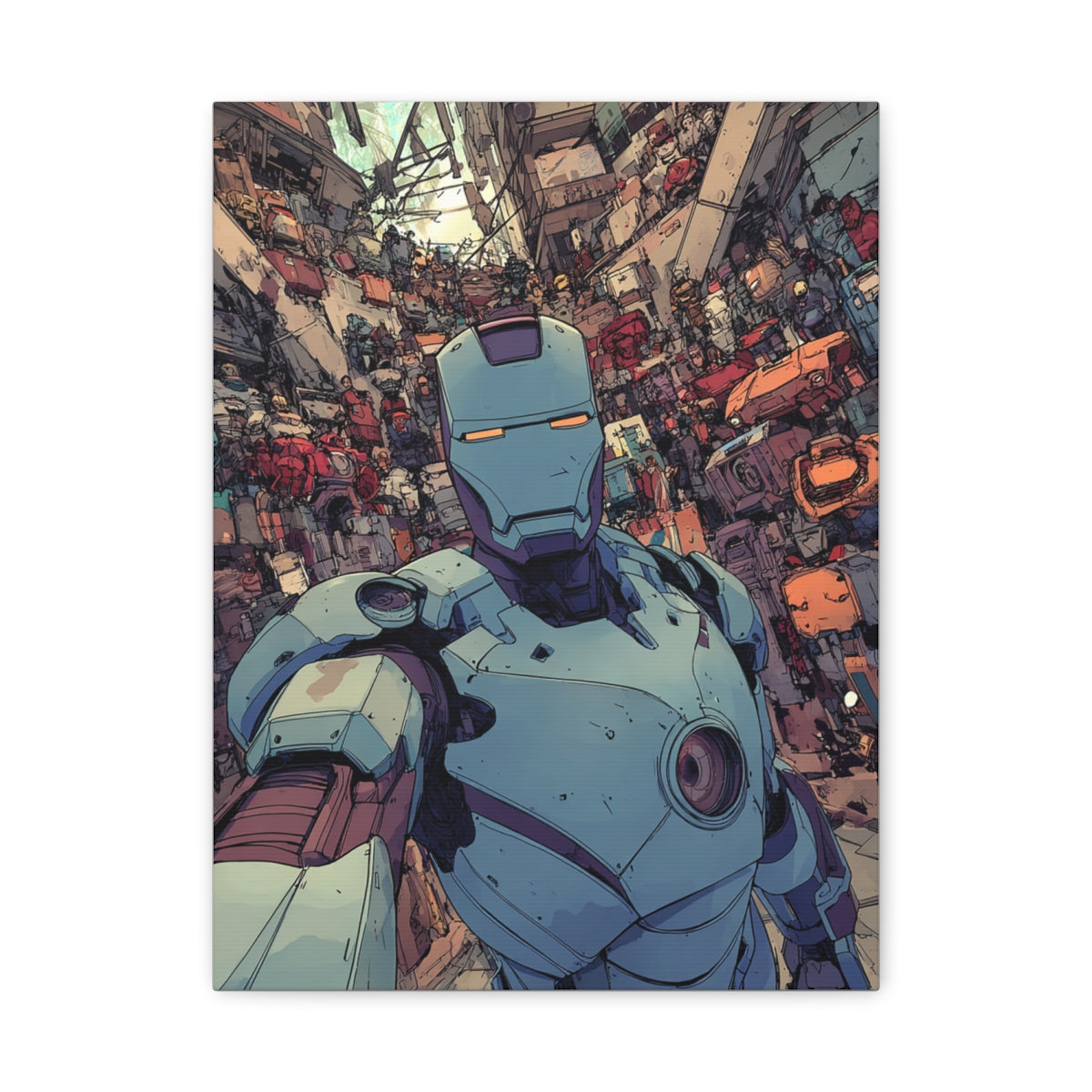 Hero-Verse Canvas Art - Bold Comic-Inspired Wall Print