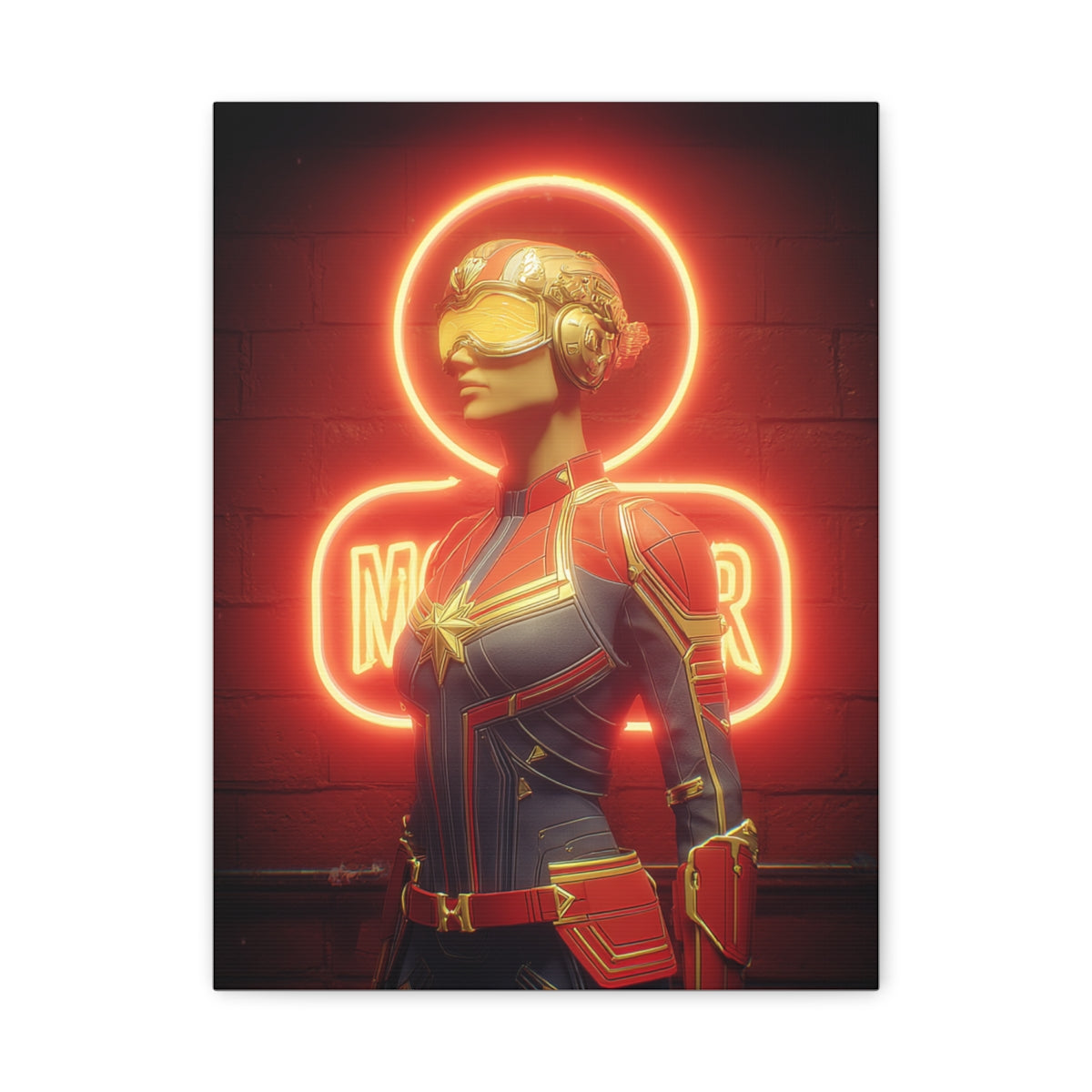 Hero-Verse Canvas Art - Bold Comic-Inspired Wall Print