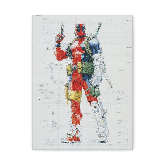 Hero-Verse Canvas Art - Bold Comic-Inspired Wall Print