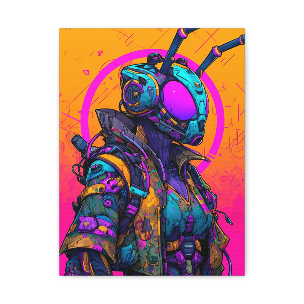 Hero-Verse Canvas Art - Bold Comic-Inspired Wall Print