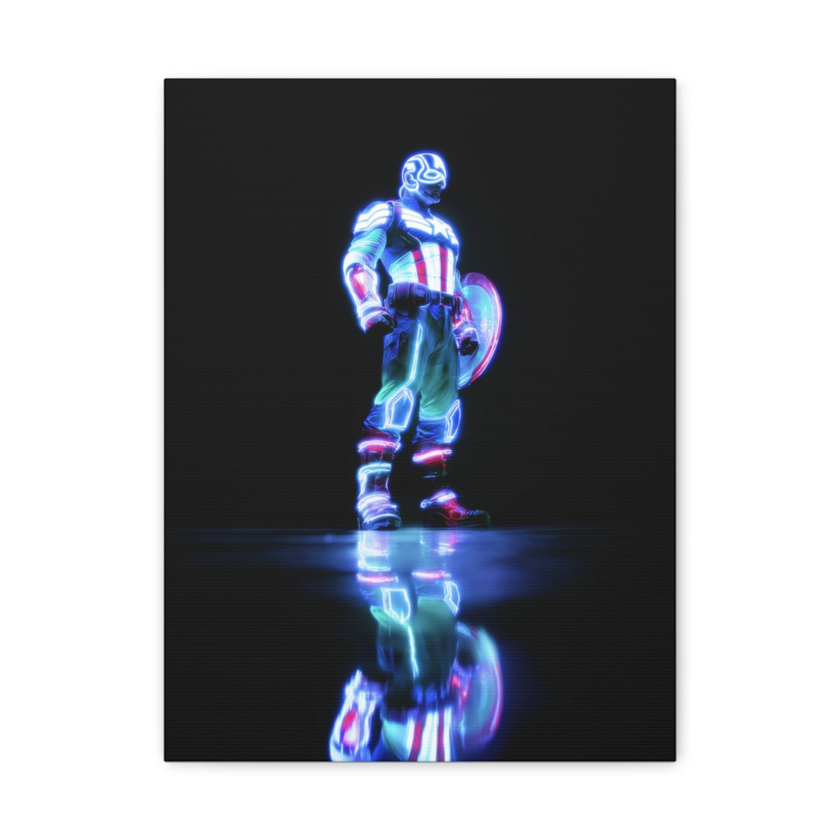 Hero-Verse Canvas Art - Bold Comic-Inspired Wall Print