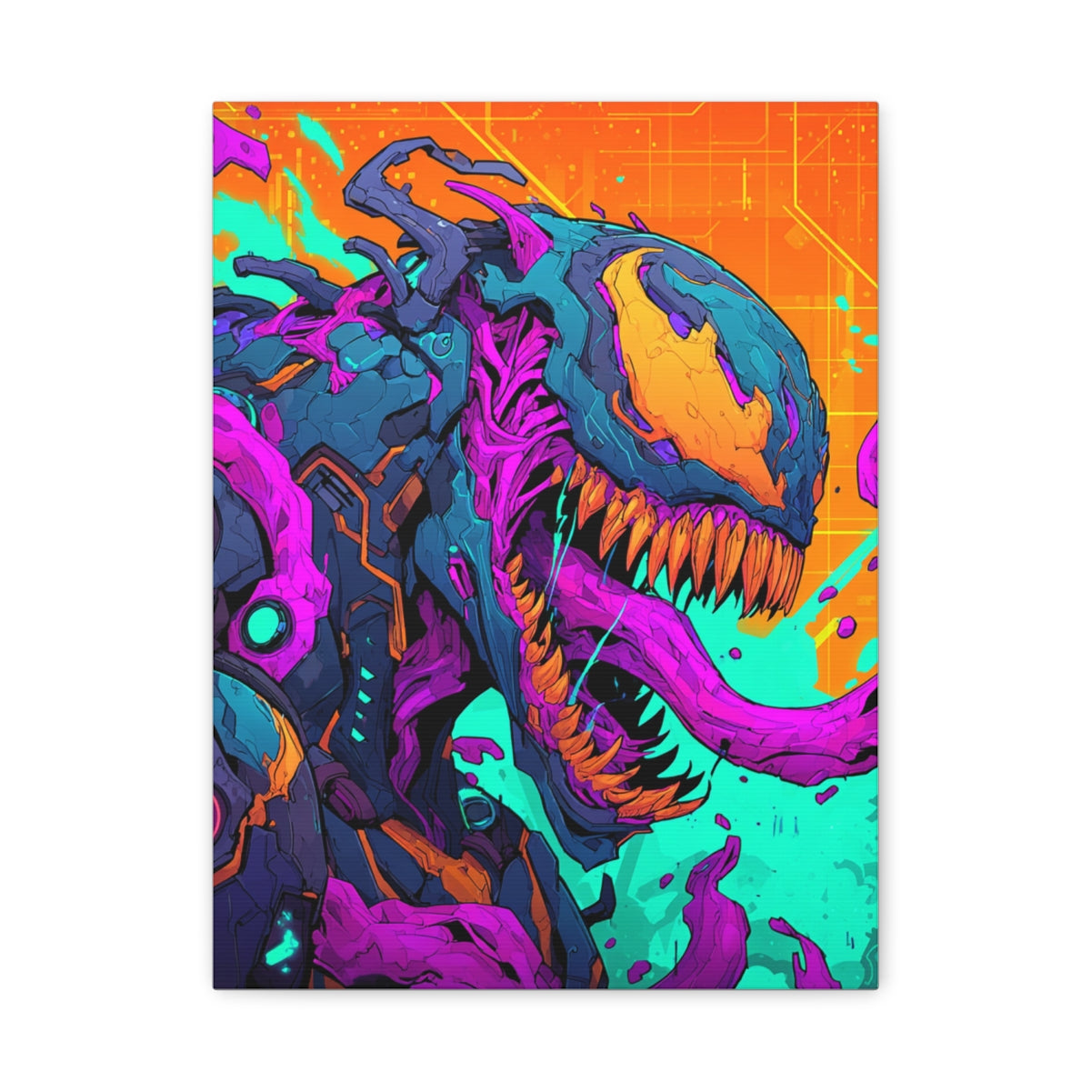 Hero-Verse Canvas Art - Bold Comic-Inspired Wall Print