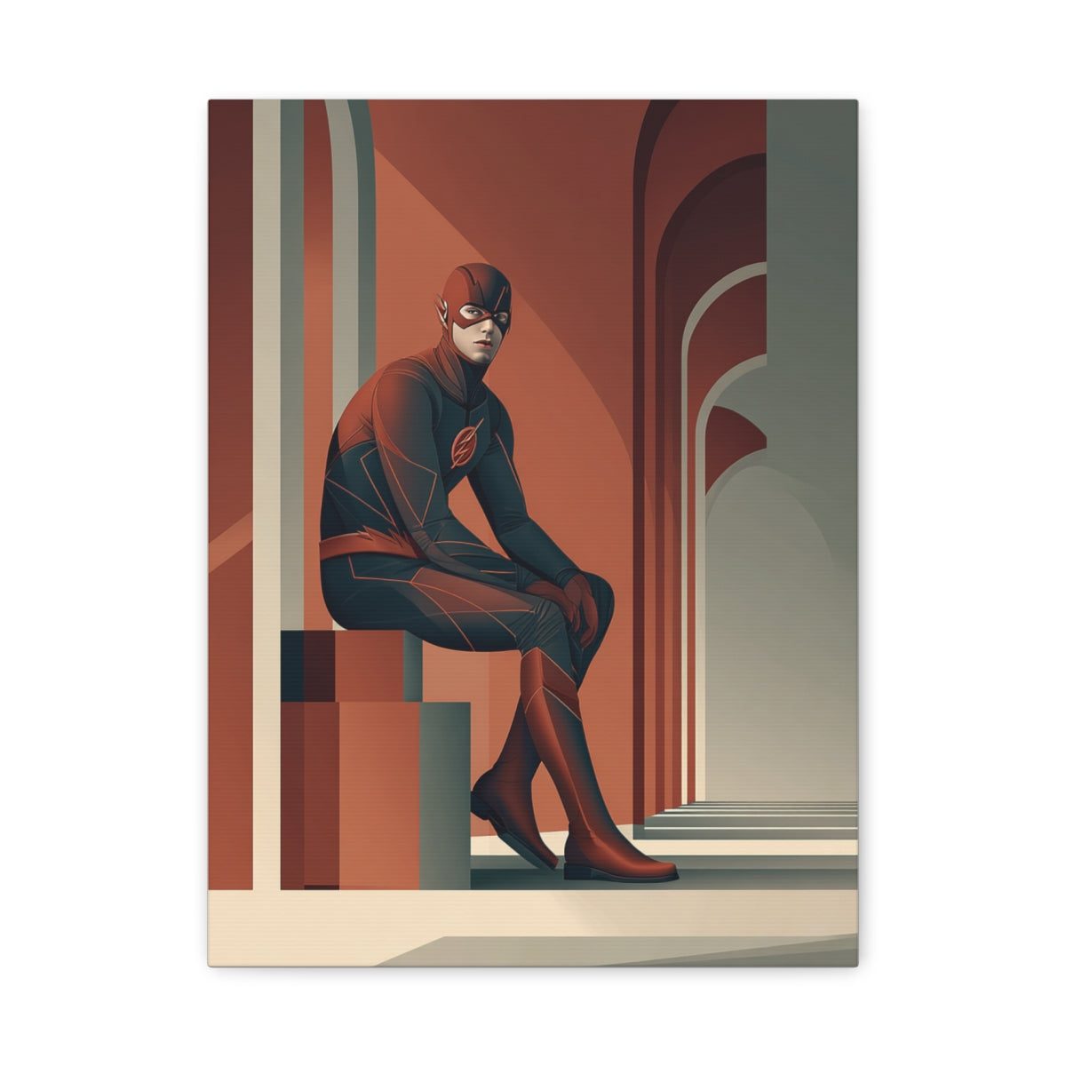 Hero-Verse Canvas Art - Bold Comic-Inspired Wall Print