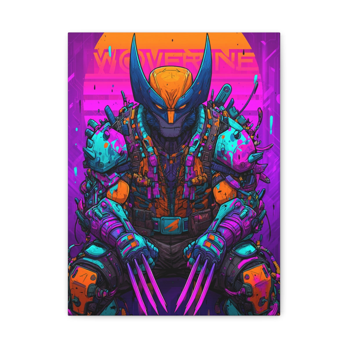 Hero-Verse Canvas Art - Bold Comic-Inspired Wall Print