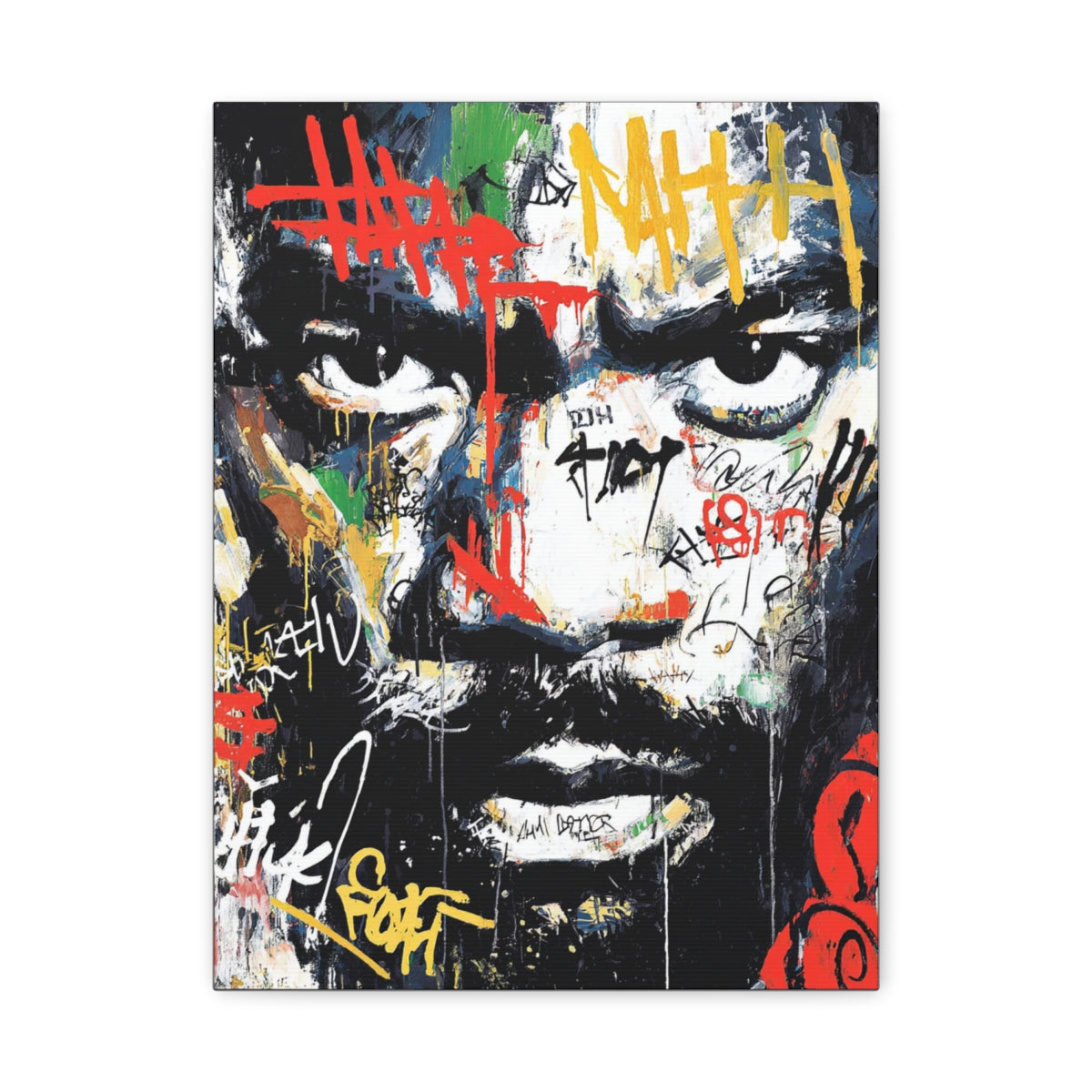 Hero-Verse Canvas Art - Bold Comic-Inspired Wall Print