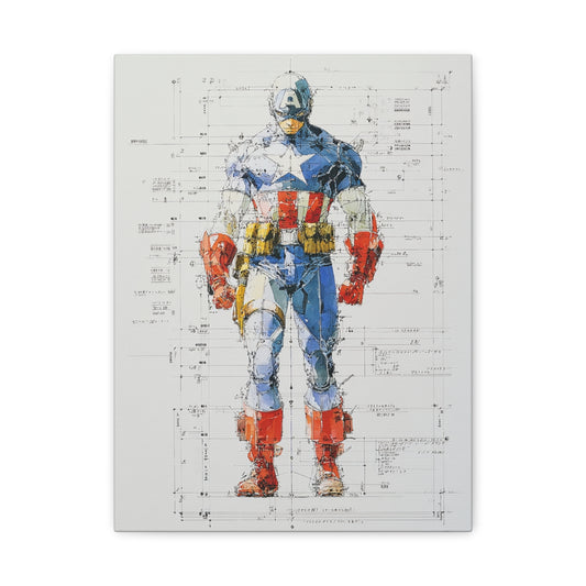 Hero-Verse Canvas Art - Bold Comic-Inspired Wall Print