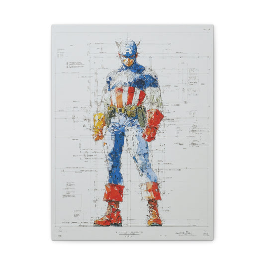 Hero-Verse Canvas Art - Bold Comic-Inspired Wall Print