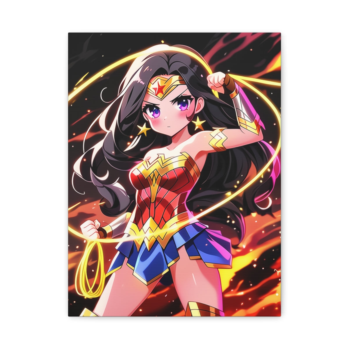 Hero-Verse Canvas Art - Bold Comic-Inspired Wall Print