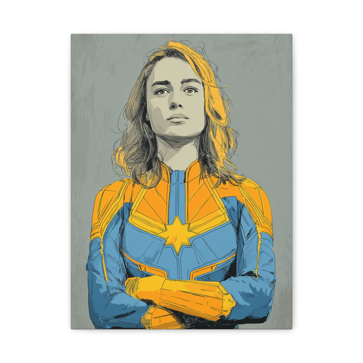 Hero-Verse Canvas Art - Bold Comic-Inspired Wall Print