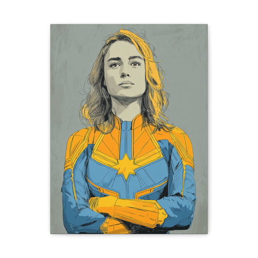 Hero-Verse Canvas Art - Bold Comic-Inspired Wall Print