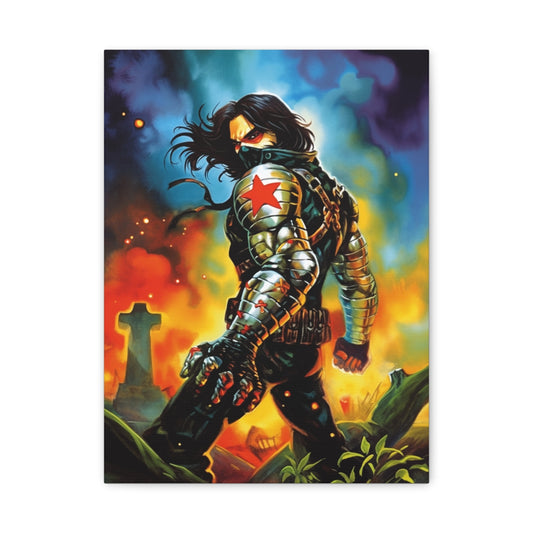 Hero-Verse Canvas Art - Bold Comic-Inspired Wall Print