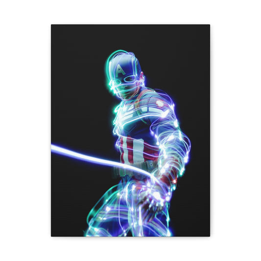 Hero-Verse Canvas Art - Bold Comic-Inspired Wall Print