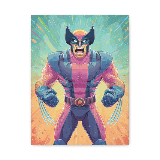 Hero-Verse Canvas Art - Bold Comic-Inspired Wall Print