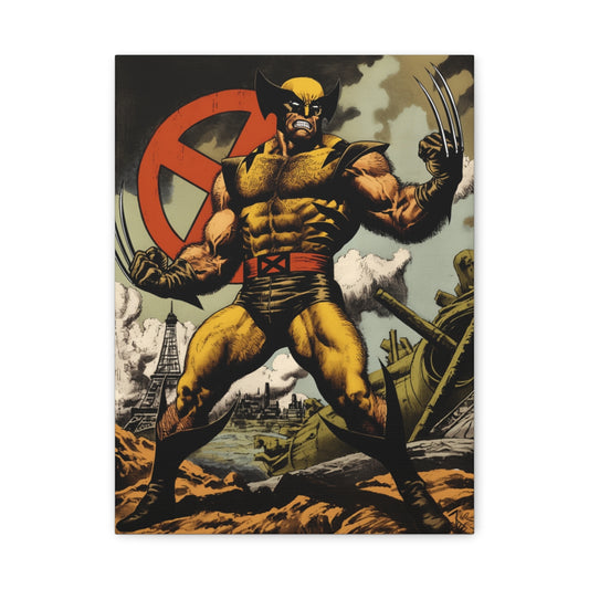 Hero-Verse Canvas Art - Bold Comic-Inspired Wall Print