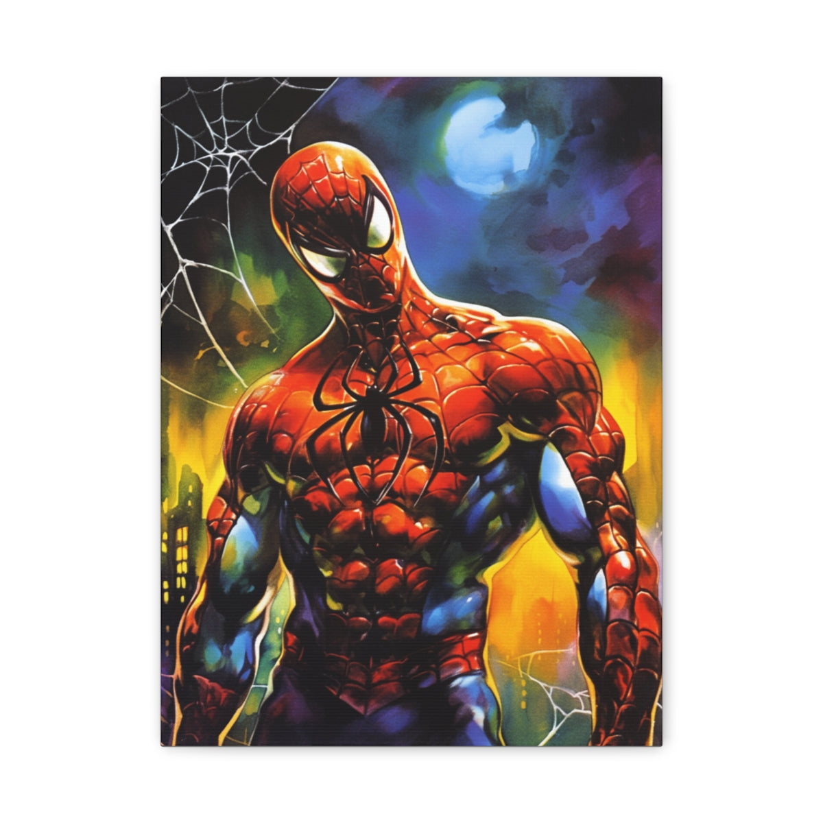 Hero-Verse Canvas Art - Bold Comic-Inspired Wall Print