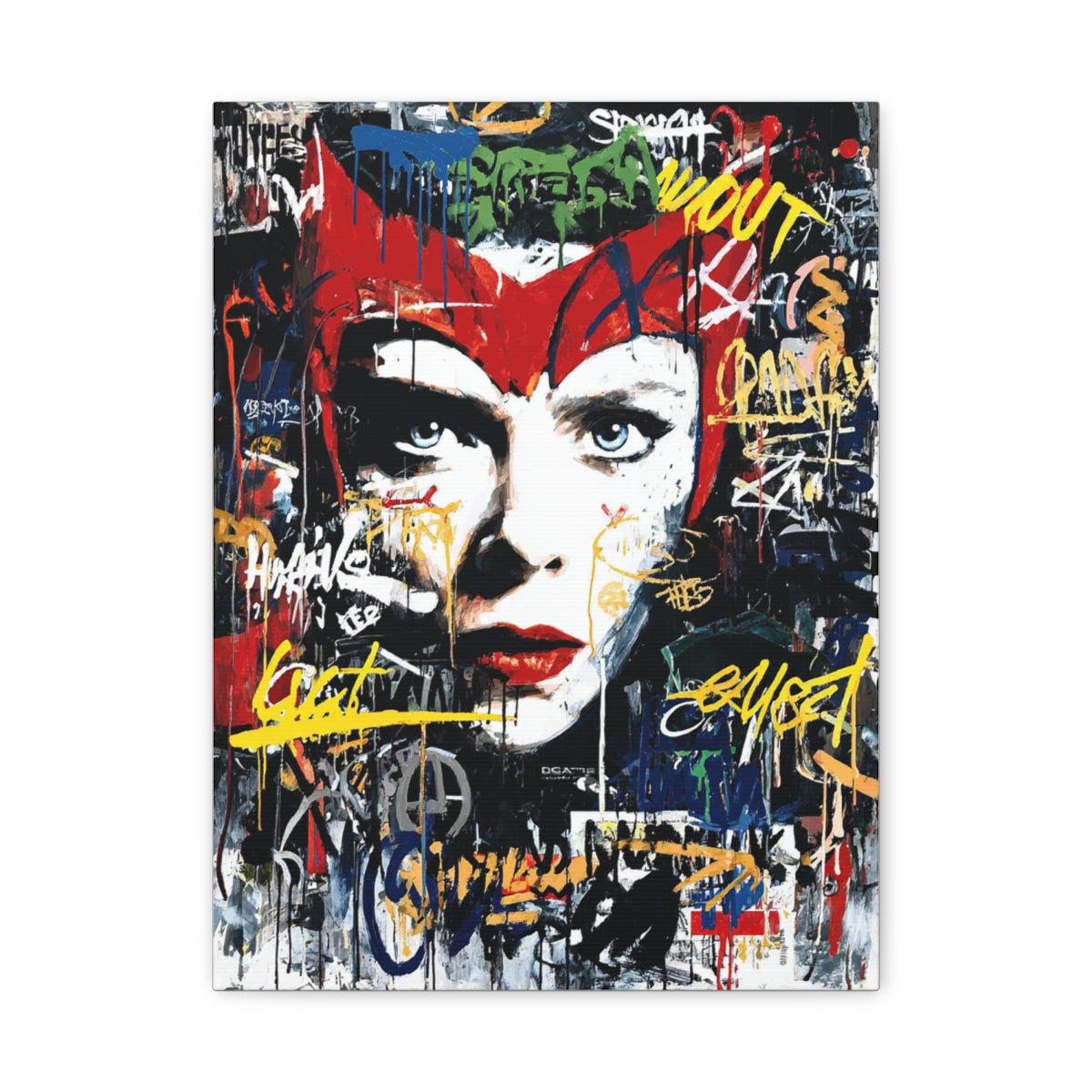 Hero-Verse Canvas Art - Bold Comic-Inspired Wall Print
