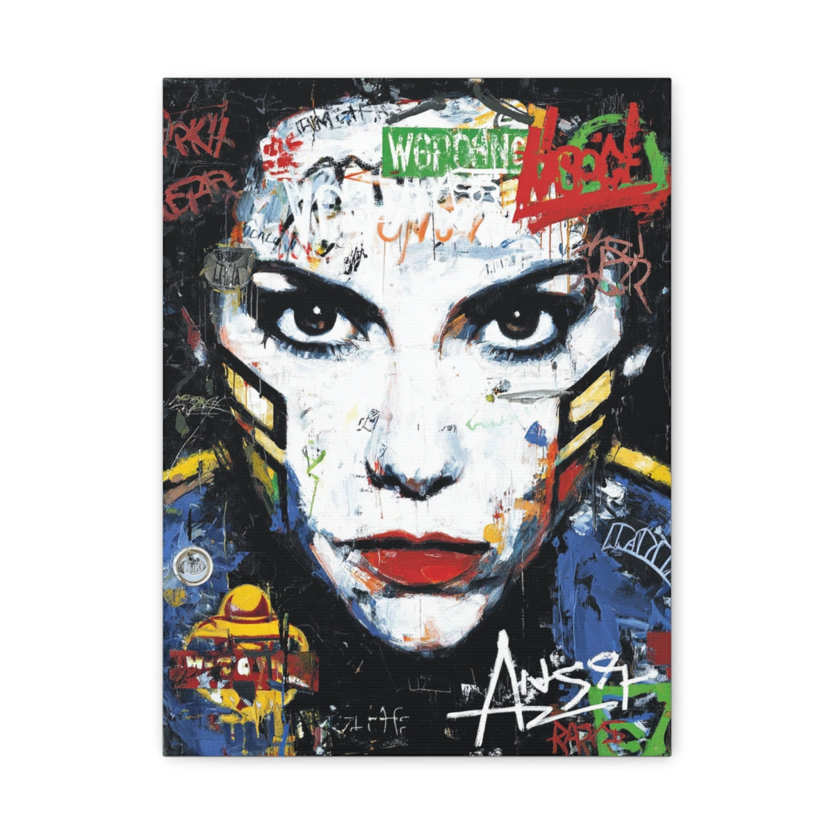 Hero-Verse Canvas Art - Bold Comic-Inspired Wall Print