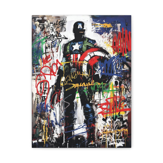 Hero-Verse Canvas Art - Bold Comic-Inspired Wall Print