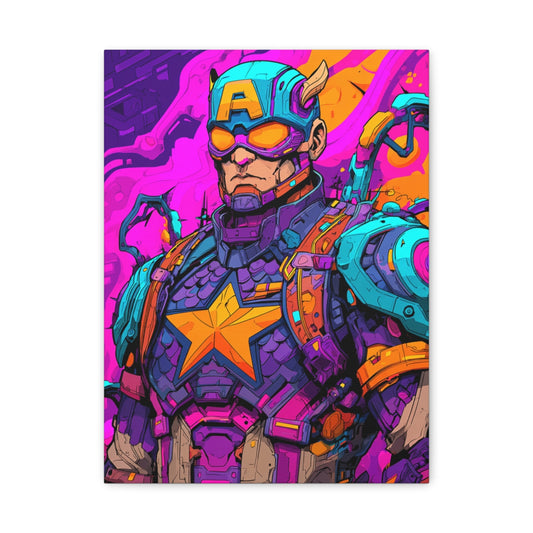 Hero-Verse Canvas Art - Bold Comic-Inspired Wall Print