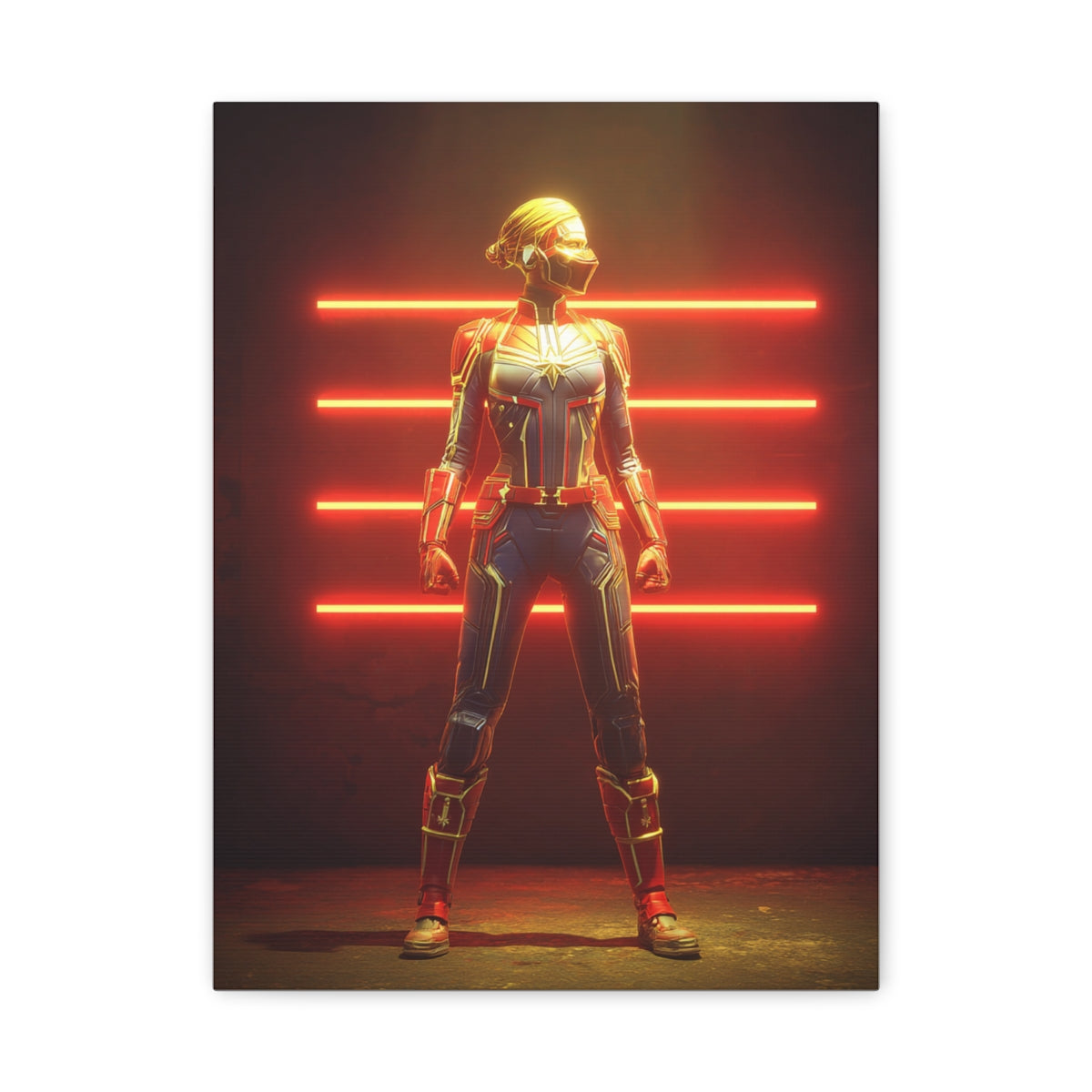 Hero-Verse Canvas Art - Bold Comic-Inspired Wall Print