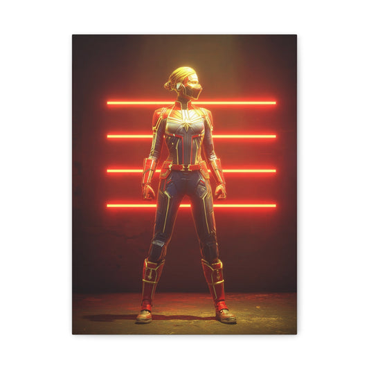 Hero-Verse Canvas Art - Bold Comic-Inspired Wall Print