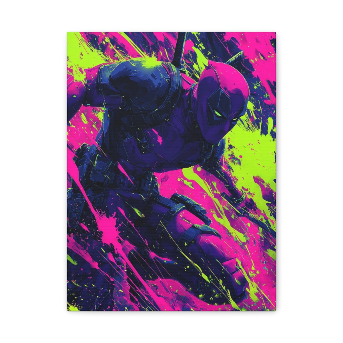 Hero-Verse Canvas Art - Bold Comic-Inspired Wall Print