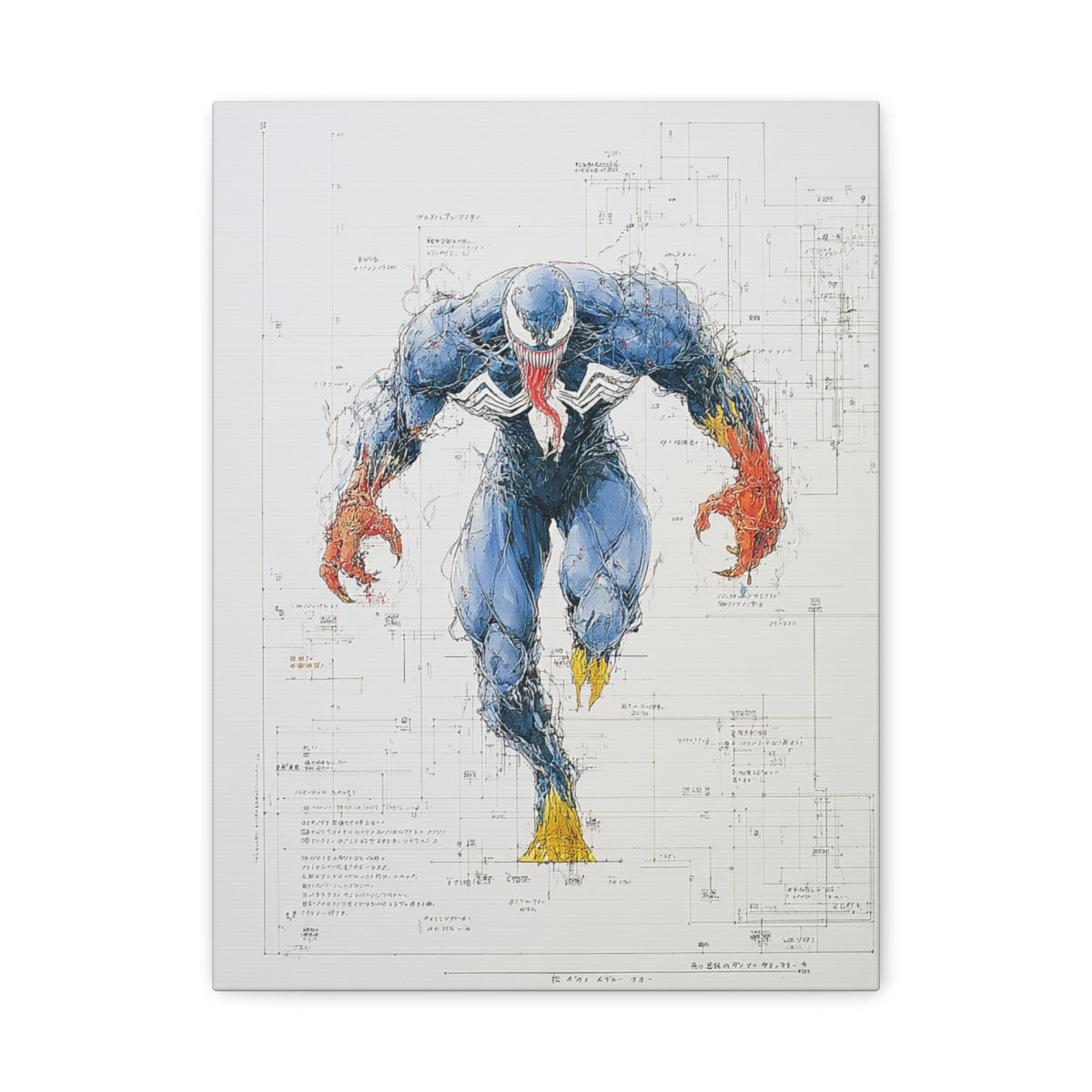 Hero-Verse Canvas Art - Bold Comic-Inspired Wall Print